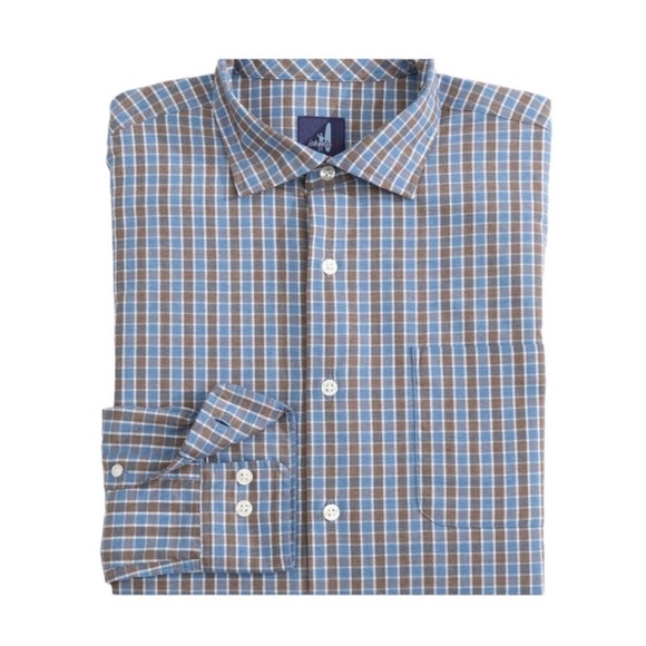 johnnie-O Other - Men's Jonnie-O Performance Long Sleeve, Relaxed Fit Button Down, Plaid, Size XL